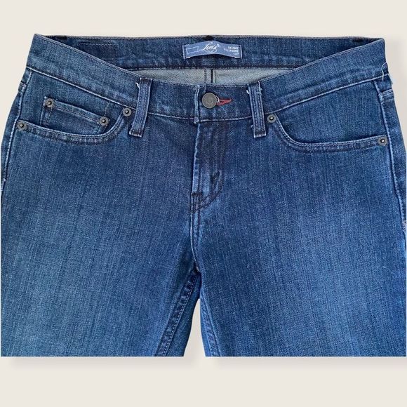 NWT Levi’s 524 Skinny Jeans Dark Wash Size 7 - Picture 3 of 8